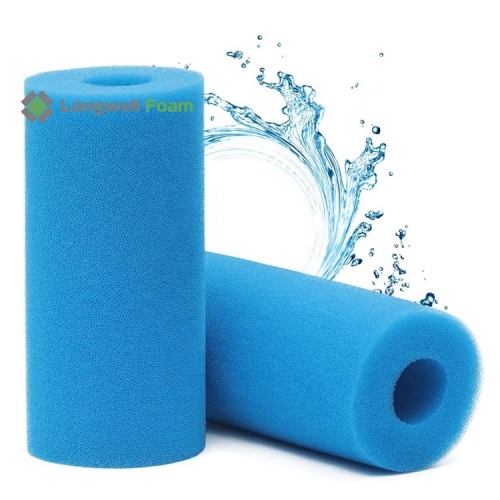 Blue Swimming Pool Filter Foam Reusable Washable Sponge Cartridge Filter Foam